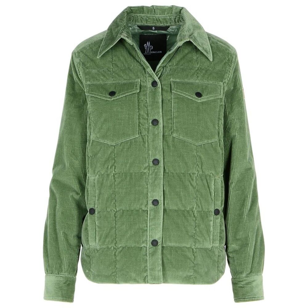MONCLER GRENOBLE 'Paulet' Green Cotton Jacket